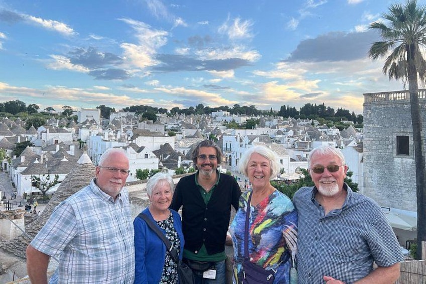 ALBEROBELLO - the best view of the "Trulli" with travelers from USA 1