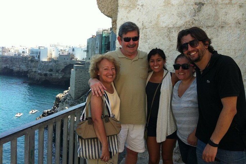 POLIGNANO A MARE - view from the terraces with travelers 4