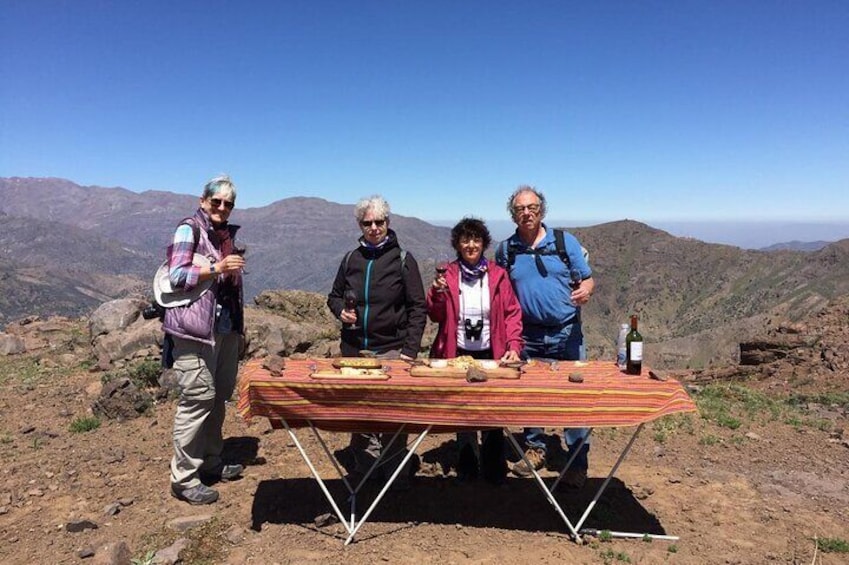 Cheese and wine table. Enjoy condor and fox encounters 2