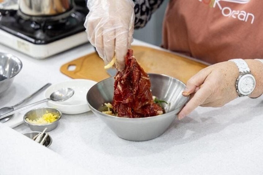 Cook 3 Authentic Korean Dishes with Local Market Tour 4