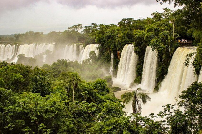Une cascade à plusieurs niveaux, entourée d’une végétation luxuriante. 2