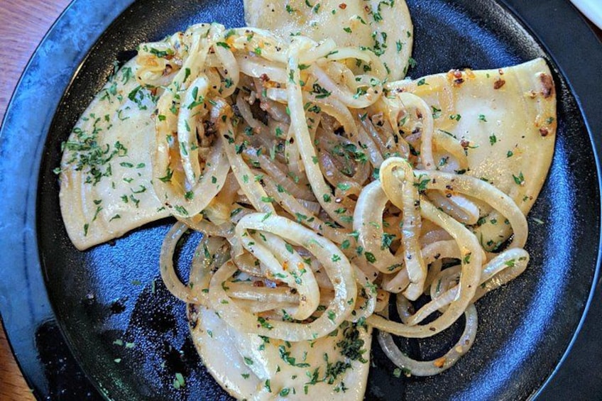 Buxy's Salty Dog Saloon Cheese & potato pierogies 2