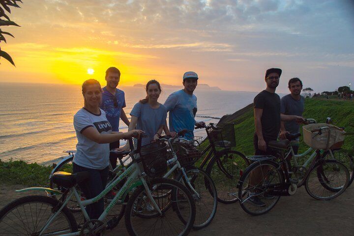 Lima Bike Tour Miraflores Barranco Huaca Pucllana