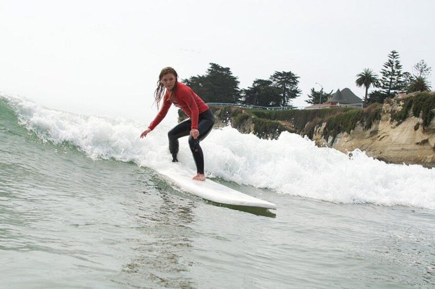 Beginner Surf Lesson in Santa Cruz 1