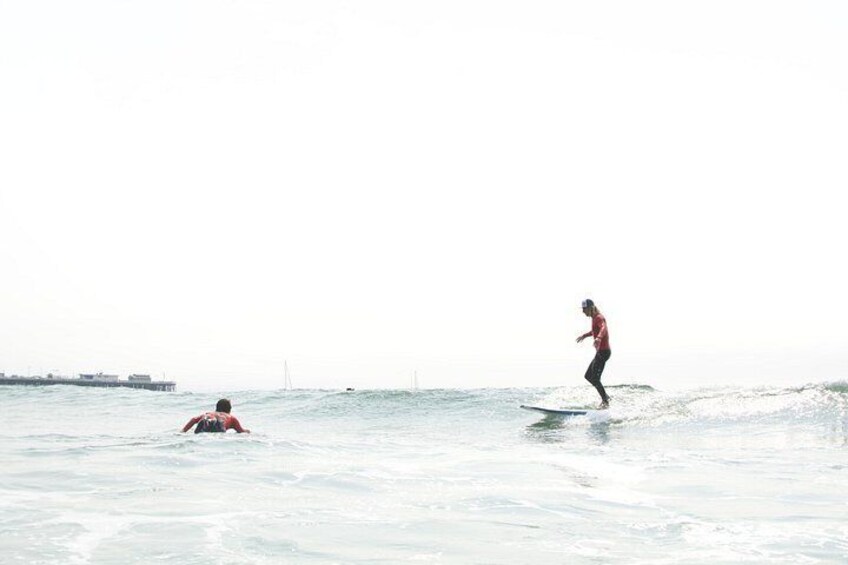 Beginner Surf Lesson in Santa Cruz 3