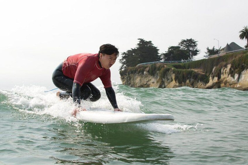 Beginner Surf Lesson in Santa Cruz 5