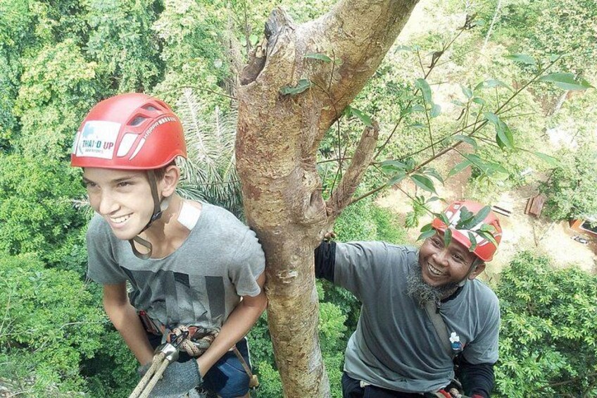 From the top of the abseil 3