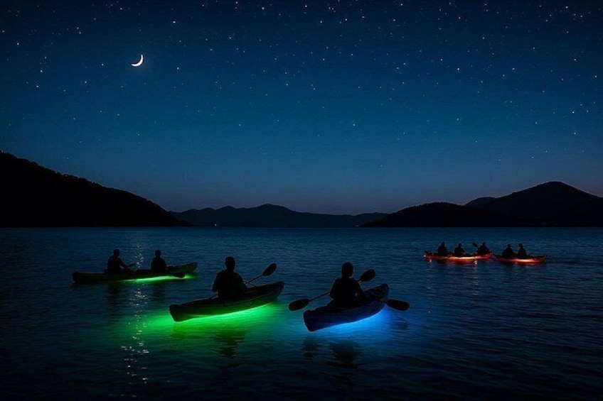 Illuminated Night Kayaking at the Elysian Resort 2