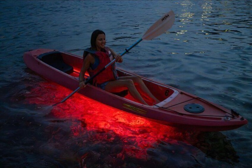 Illuminated Night Kayaking at the Elysian Resort 2