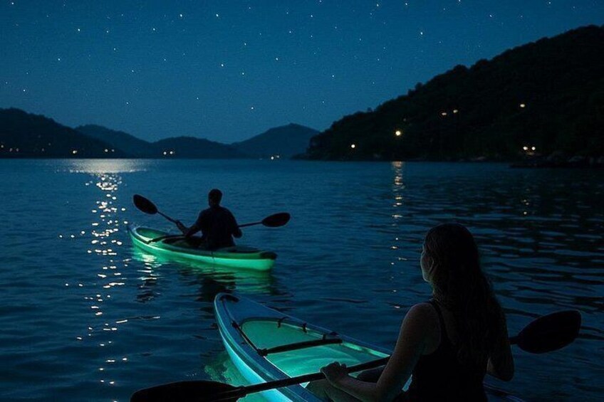 Illuminated Night Kayaking at the Elysian Resort 1