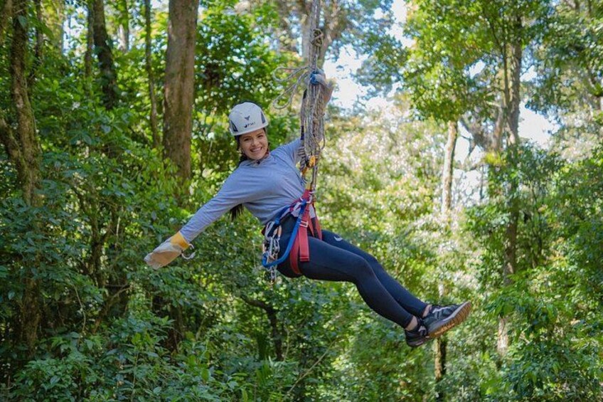 The Original Canopy Tour Monteverde, Zipline 2