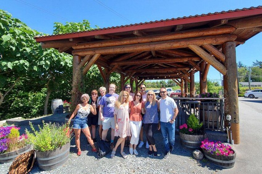 Wine Tasting on a sunny day - can not get better than this! 1