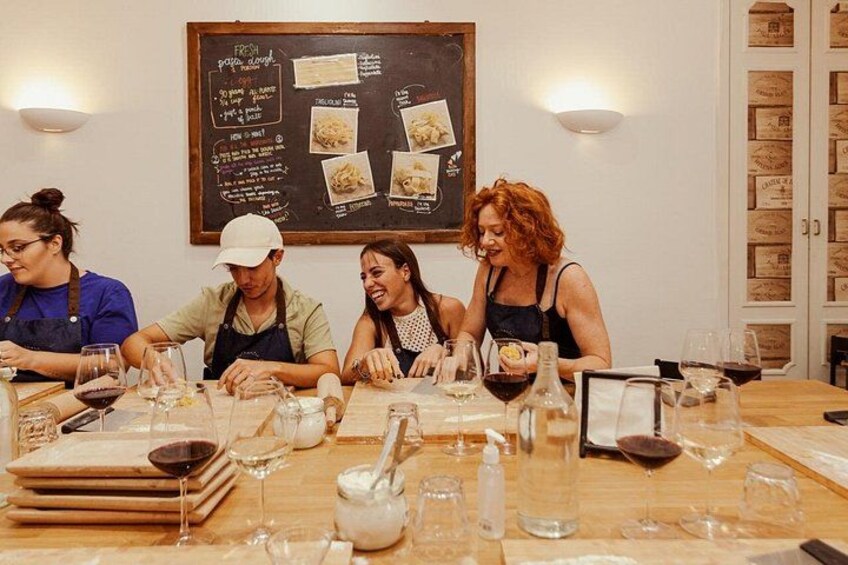 Rome [4in1] Pasta Making_Tiramisù_Wine Tasting_Secret Cellar 2