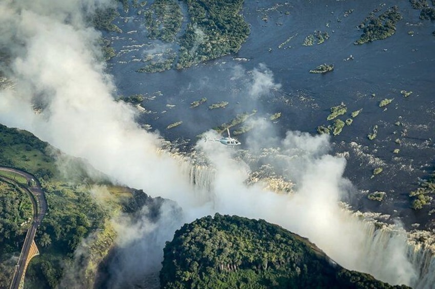 Helicopter Flight Experience Over Victoria Falls 1