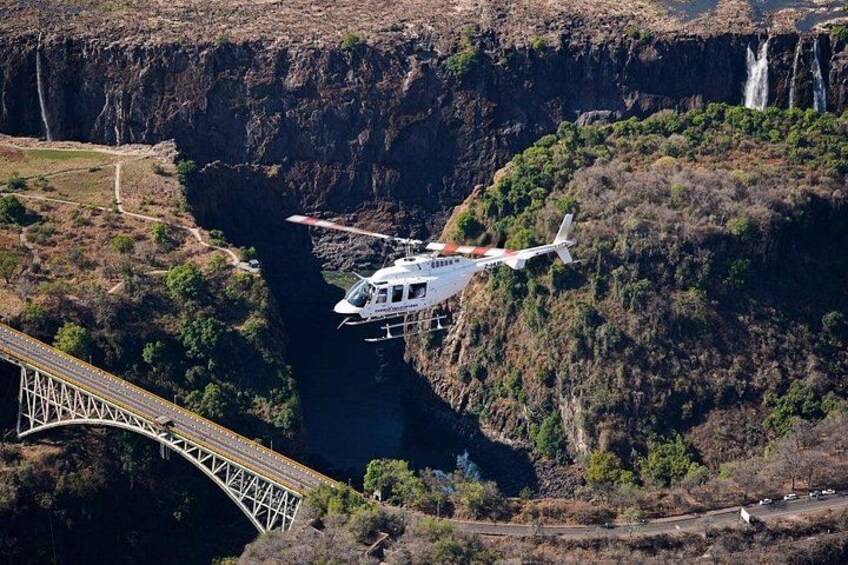Helicopter Flight Experience Over Victoria Falls 2
