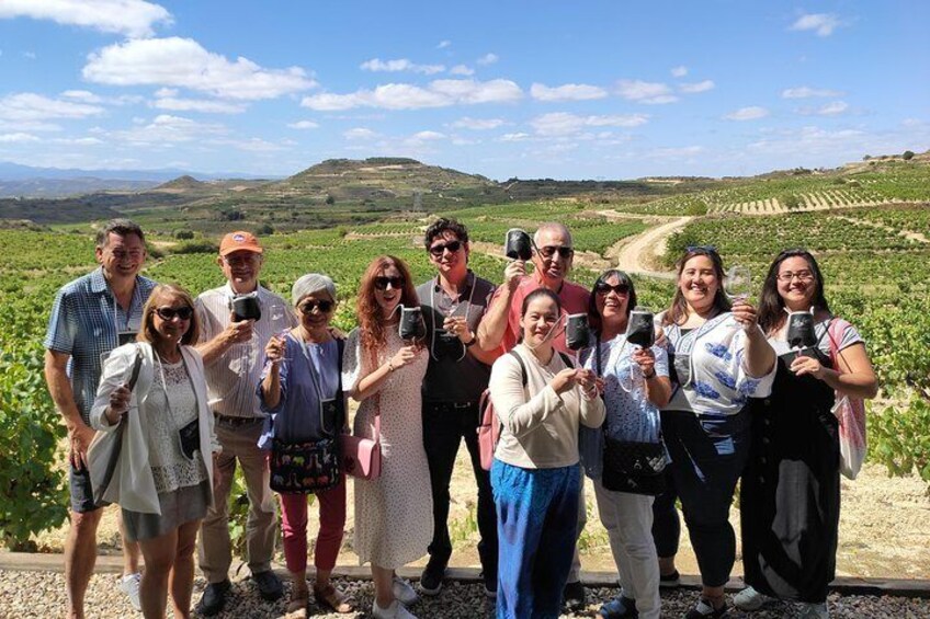 La Rioja winery visit with tasting and traditional lunch in small group tour