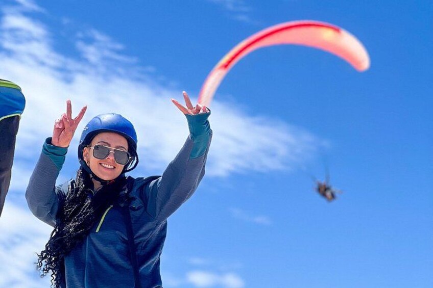 Paragliding in Marrakech Agafay Desert Sunset. 5