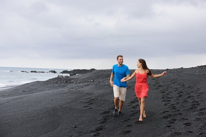 Newest formed black sand beach! 2