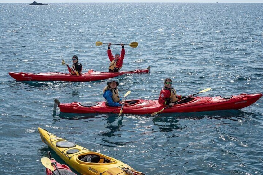 Santorini: Sea Kayaking with Light Lunch 4