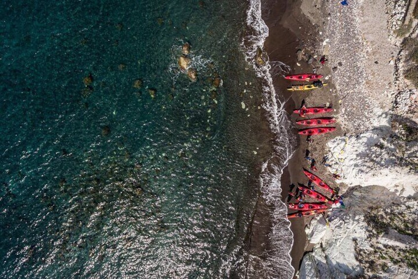 Santorini: Sea Kayaking with Light Lunch 5