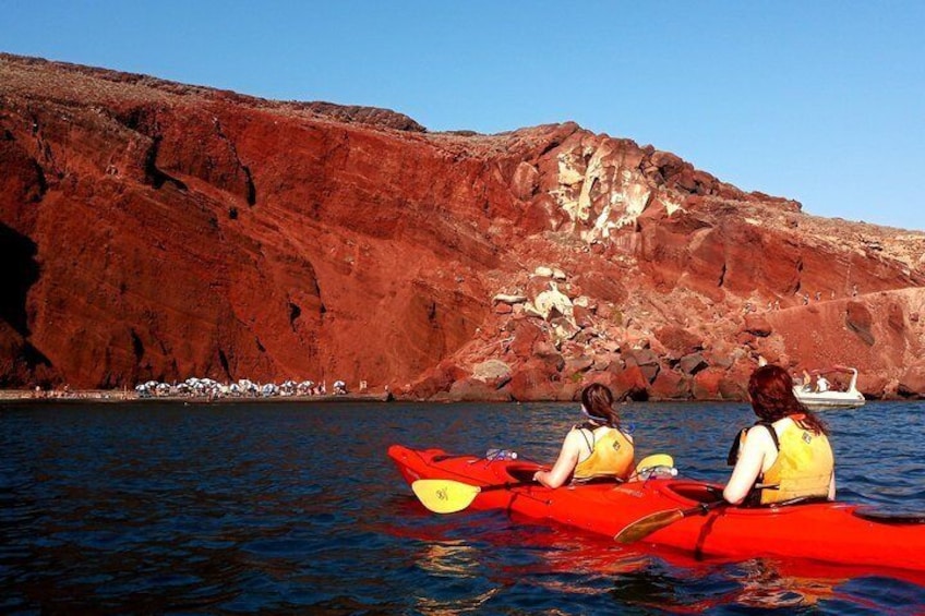 Santorini: Sea Kayaking with Light Lunch 1