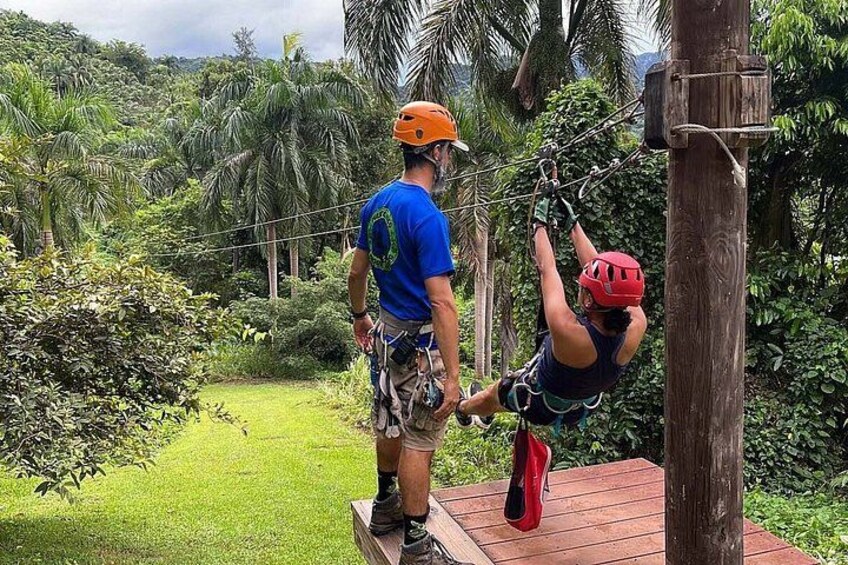 El Yunque Ziplining in Puerto Rico 3
