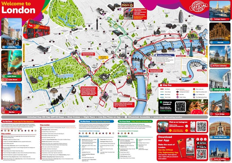 City Sightseeing London Hop-On Hop-Off Bus Tour + Bookable Extras 3