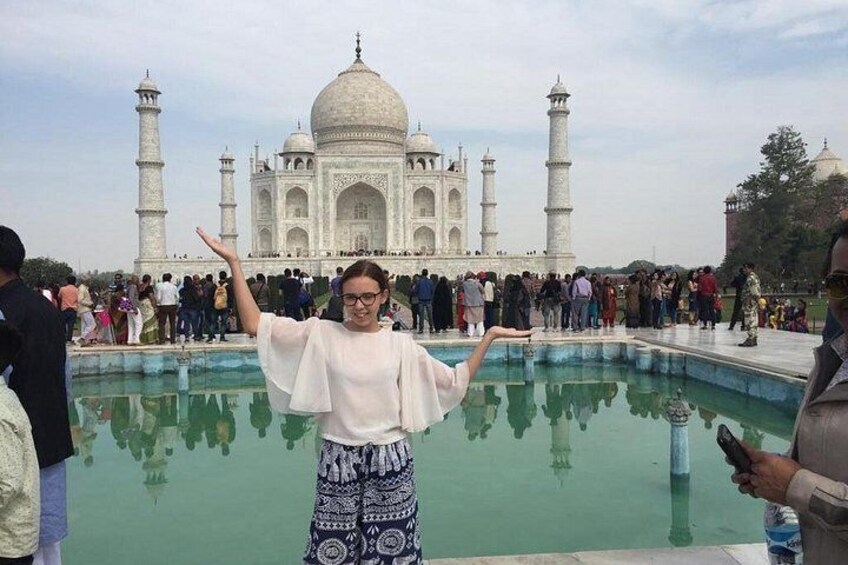 pool side photo at Taj Mahal 3