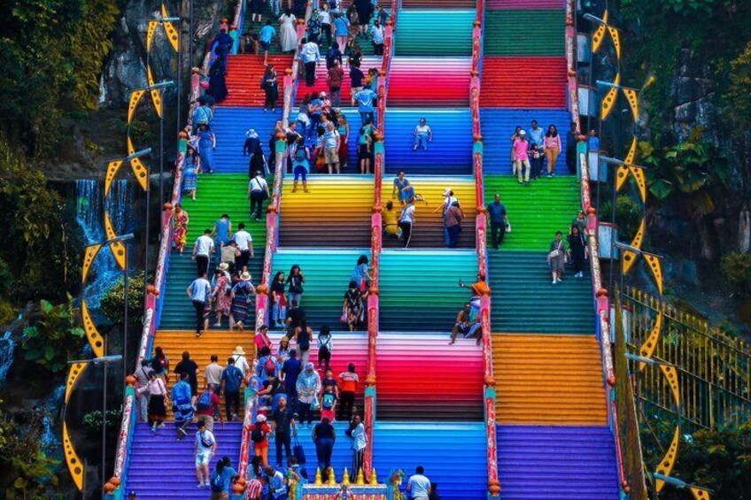 Batu caves Rainbow Stairs