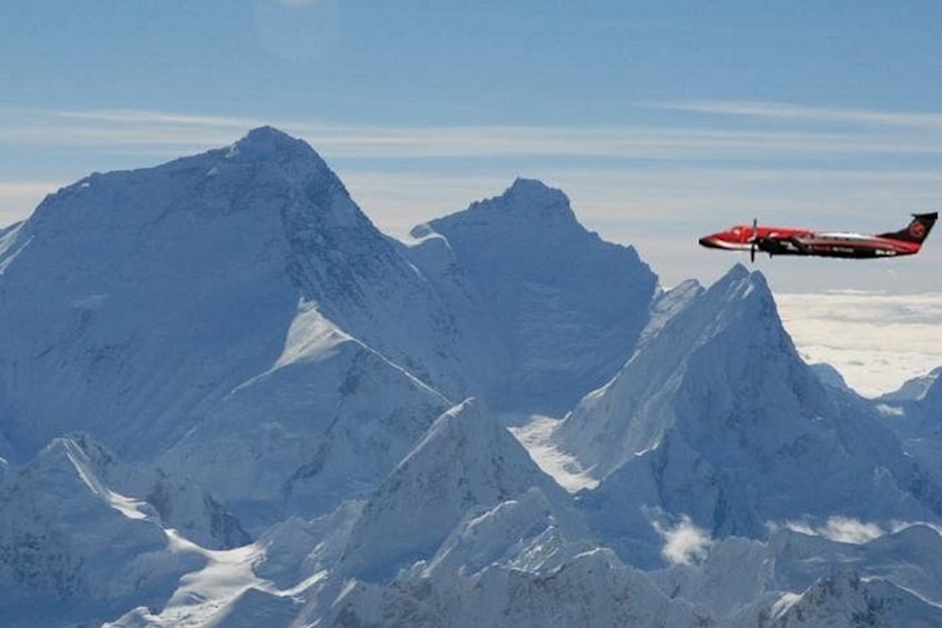 Flight over Everest Himalayas. 1