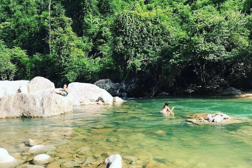 Hidden Hon Ba Nature Reserve Motorcycle Tour BBQ,Beer,Waterfall 1