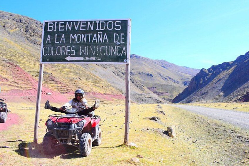 Rainbow Mountain In Quad Bike 2