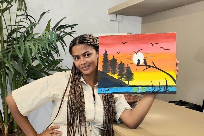 Guided Painting Class with Wine & Karaoke, Victoria Island, Lagos 3
