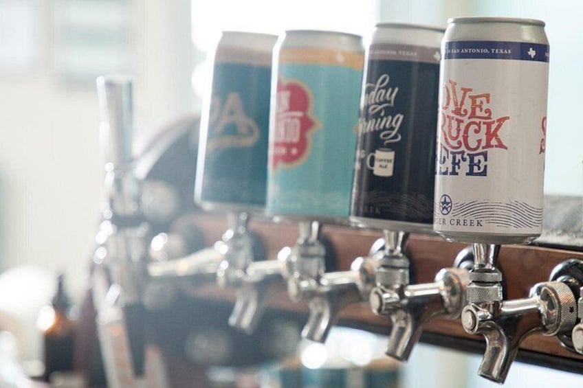 Full lineup of draft beers 2