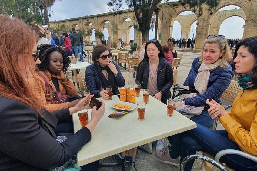 Local Drinks and Snacks at the Gardens. 2