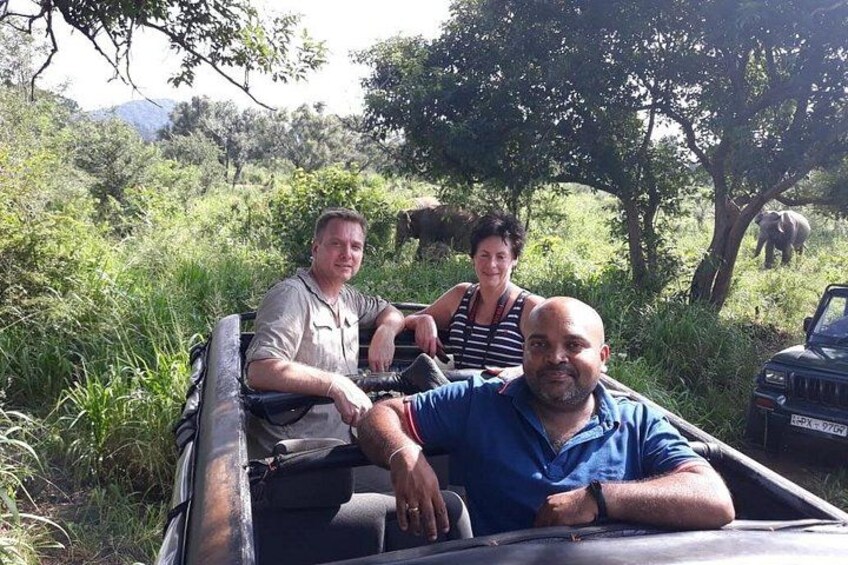 During the safari tour at Minneriya National Park 5