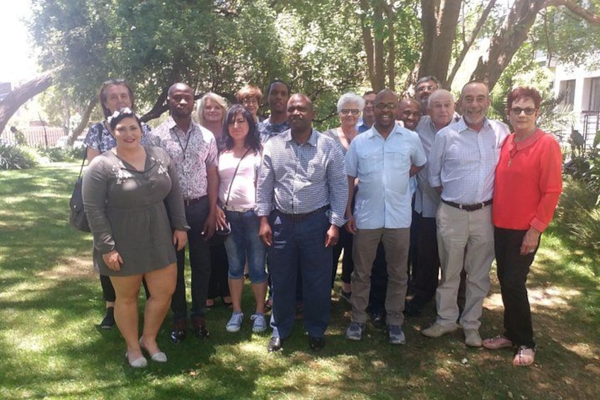 Clients and Solly after the tour 2
