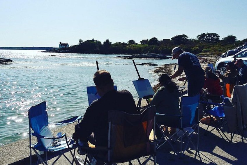 Paint Portland, Maine: Small Group Outdoor Painting Experience 1
