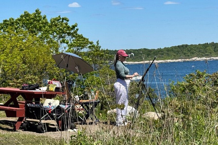 Paint Portland, Maine: Small Group Outdoor Painting Experience 2