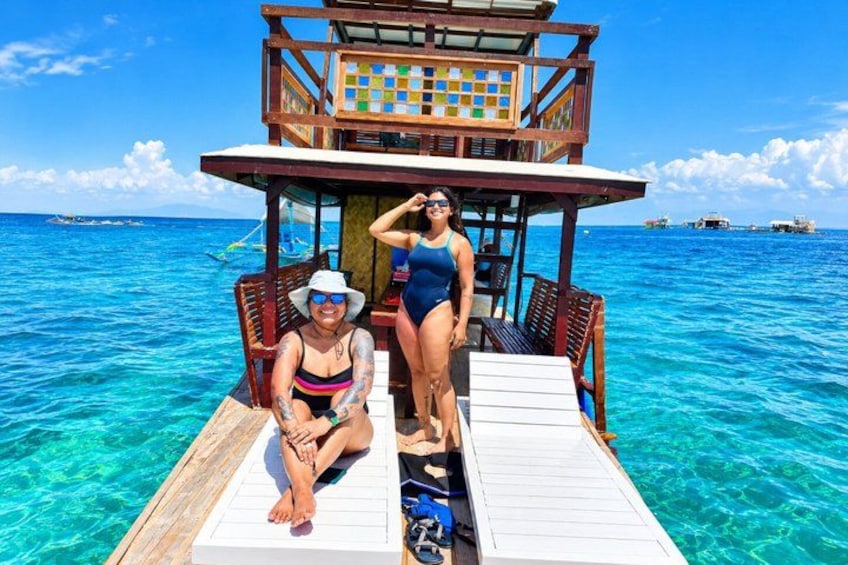 Little Boracay Beach with Floating Bamboo Cottage & Picnic Lunch 4