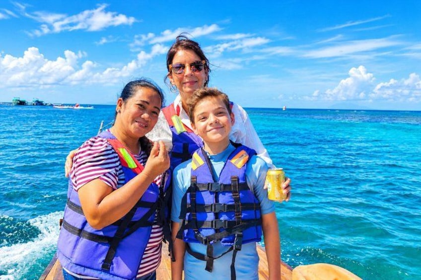 Little Boracay Beach with Floating Bamboo Cottage & Picnic Lunch 5