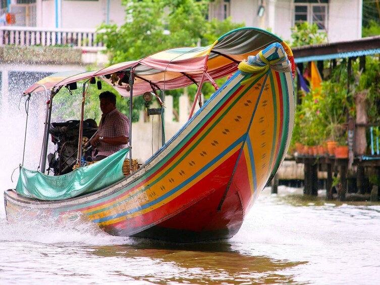 Bangkok Thonburi Canals with Wat Arun Visit