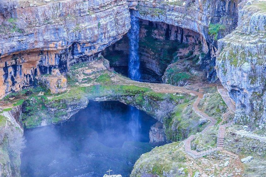 Lebanon Waterfalls: Afqa - Baatara & Kfarhelda From Beirut 2