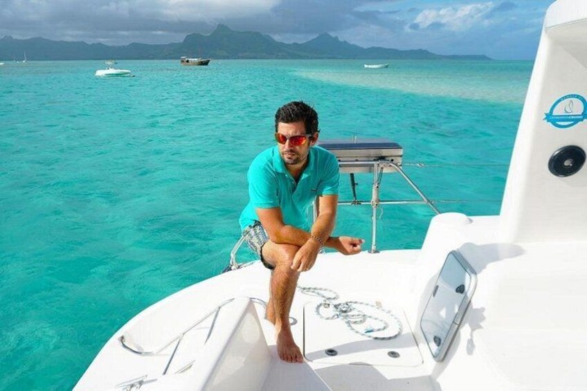 Catamaran Adventure Full Day: Ile aux cerfs,GRSE Waterfall,Snorkeling &BBQ Lunch 2