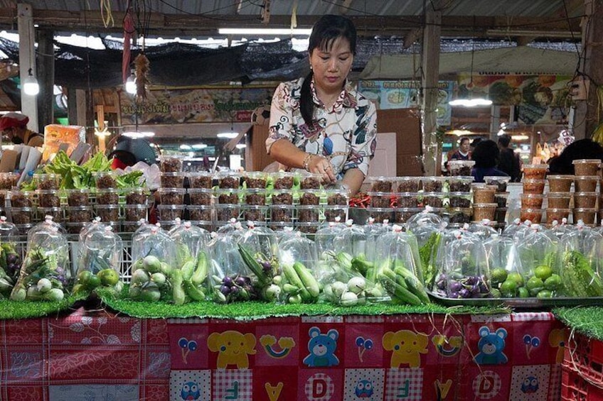 Visit a rustic locals market for street food 5
