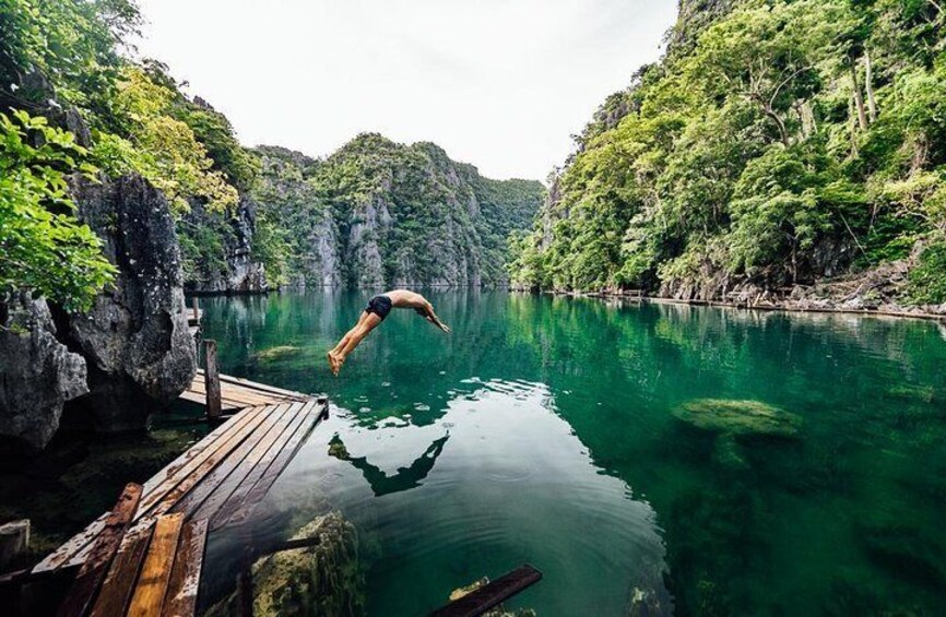 Jump in a crystal clear water!!