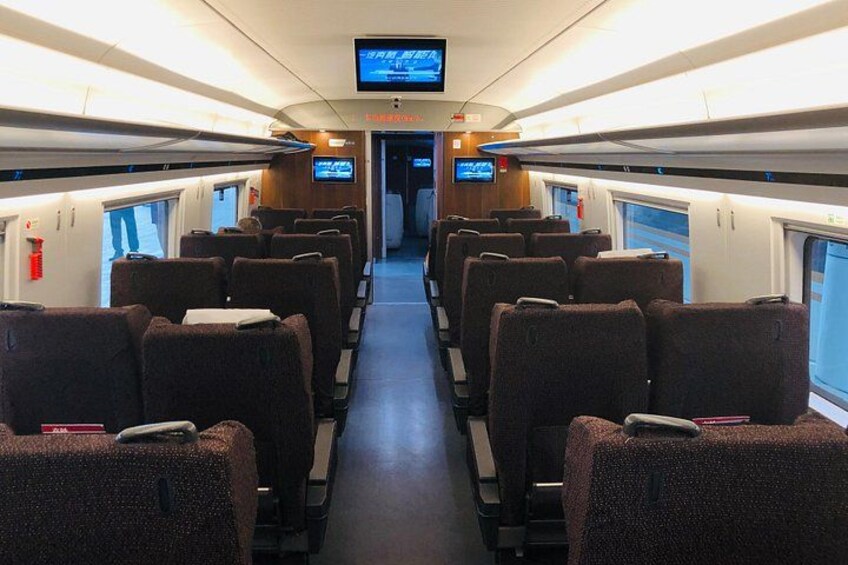 1st Class Seats Bullet Train 3