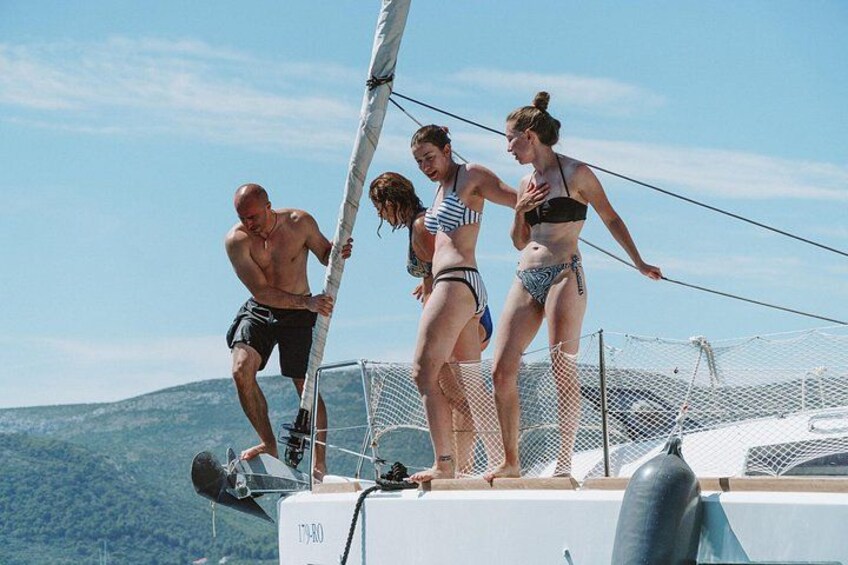 Half Day Sailing on a comfort yacht around Hvar and Pakleni islands- small group 2