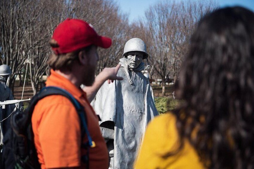 The statues at the Korean Memorial are an eerie and moving site. 2