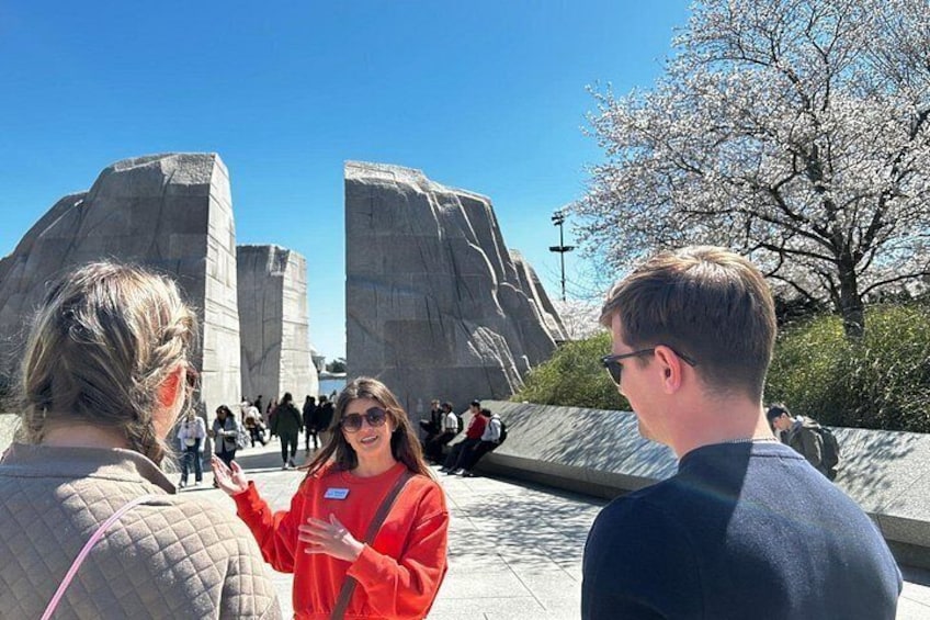 We visit the Tidal Basin by visiting the MLK Memorial 5